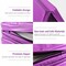 Purple Folding Gymnastics Mat 4x8 ft PU Leather Exercise Training Mat
